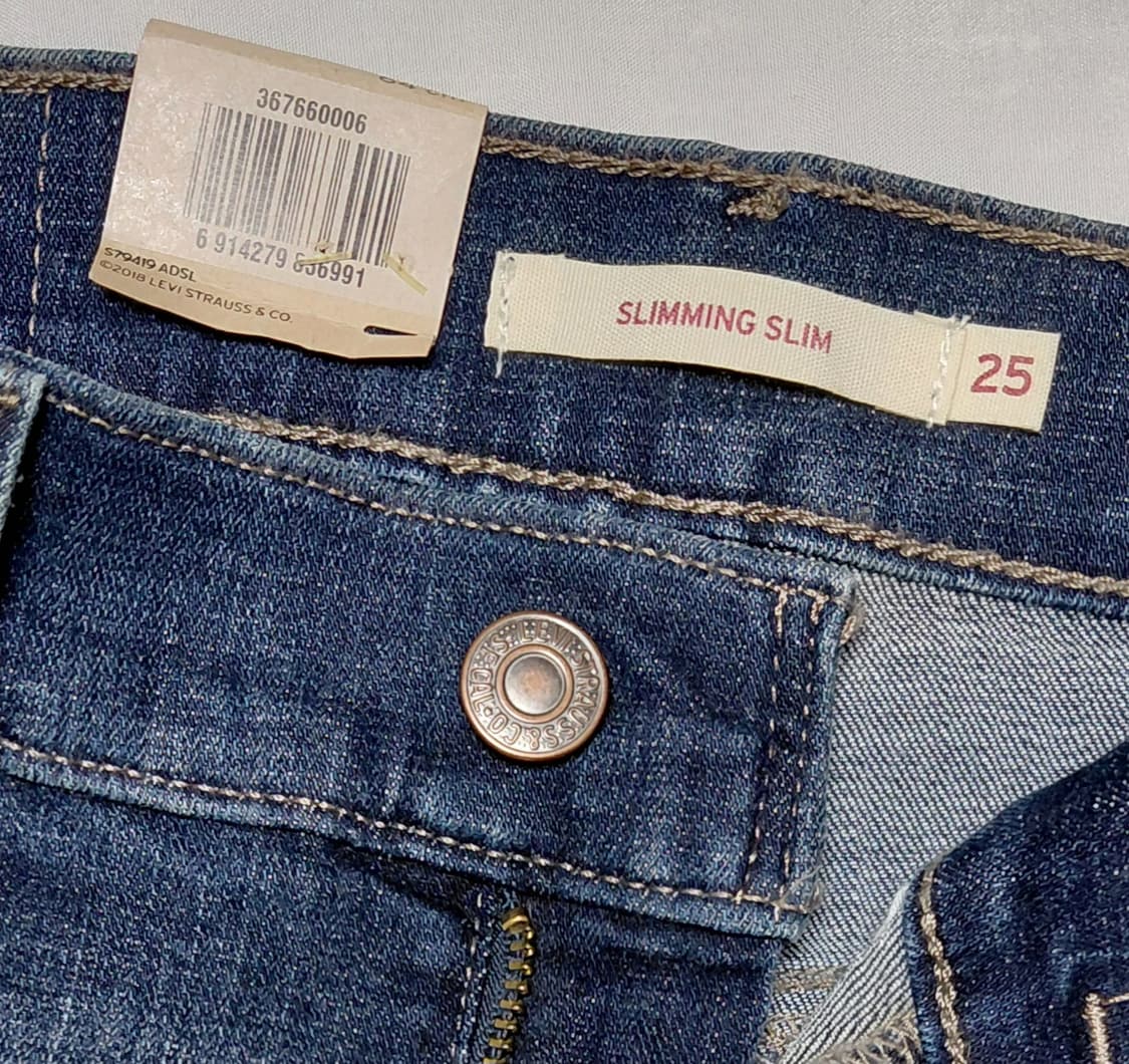 [새상품/25] 리바이스 슬리밍 슬림 데님 (아시아핏/진청) 상품이미지5