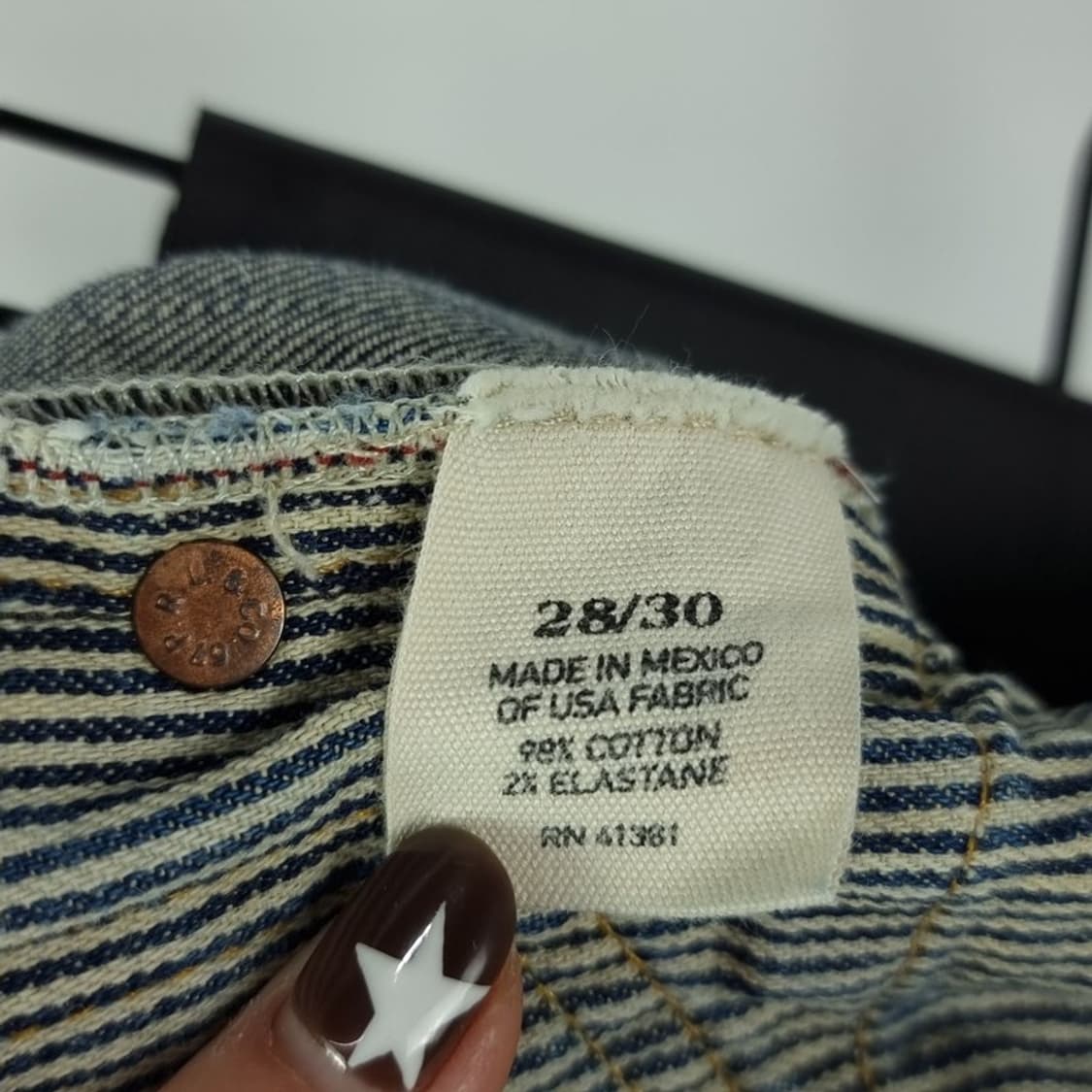 폴로 랄프로렌 빈티지 워시드 슬림핏 데님 팬츠 청바지 M16587 상품이미지10