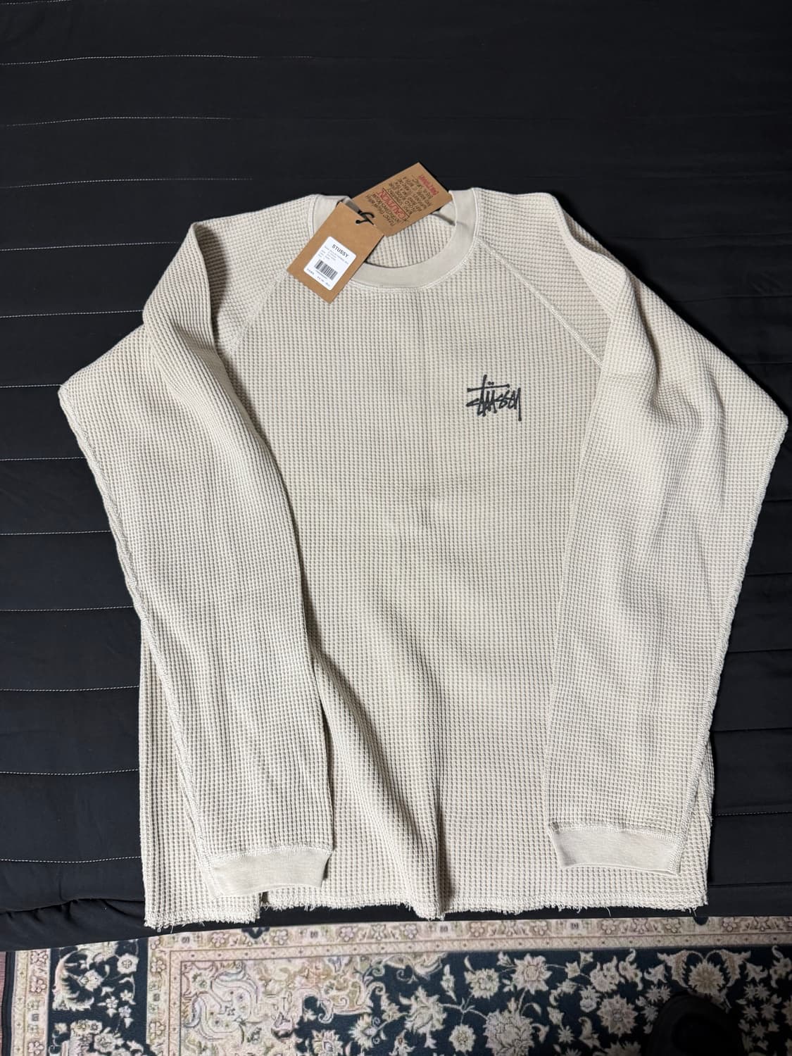 스투시 래글런 써멀 롱슬리브 크루 본 상품이미지1