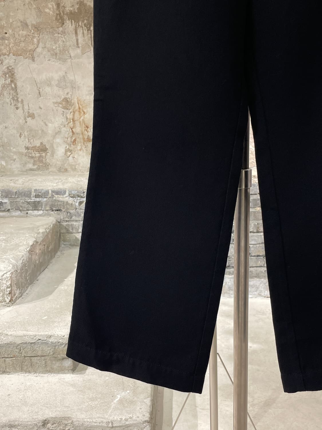 꼼데가르송 트리콧 블랙 ad2005 클래식 울 트라우저 상품이미지4