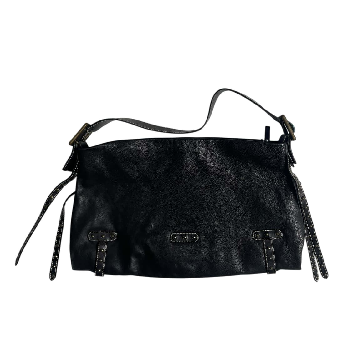 Gianni chiarini 꽃 자수 레더 백 (italy)   상품이미지6