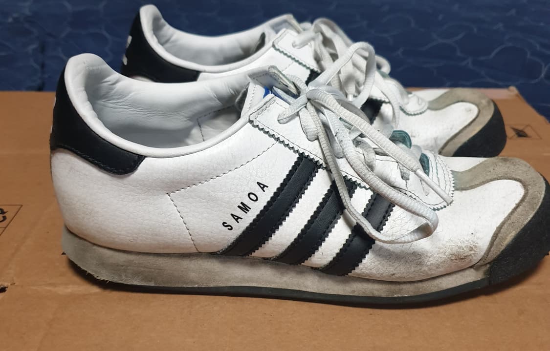 아디다스 사모아 클라우드 화이트 블랙 스니커즈 (240) 상품이미지2