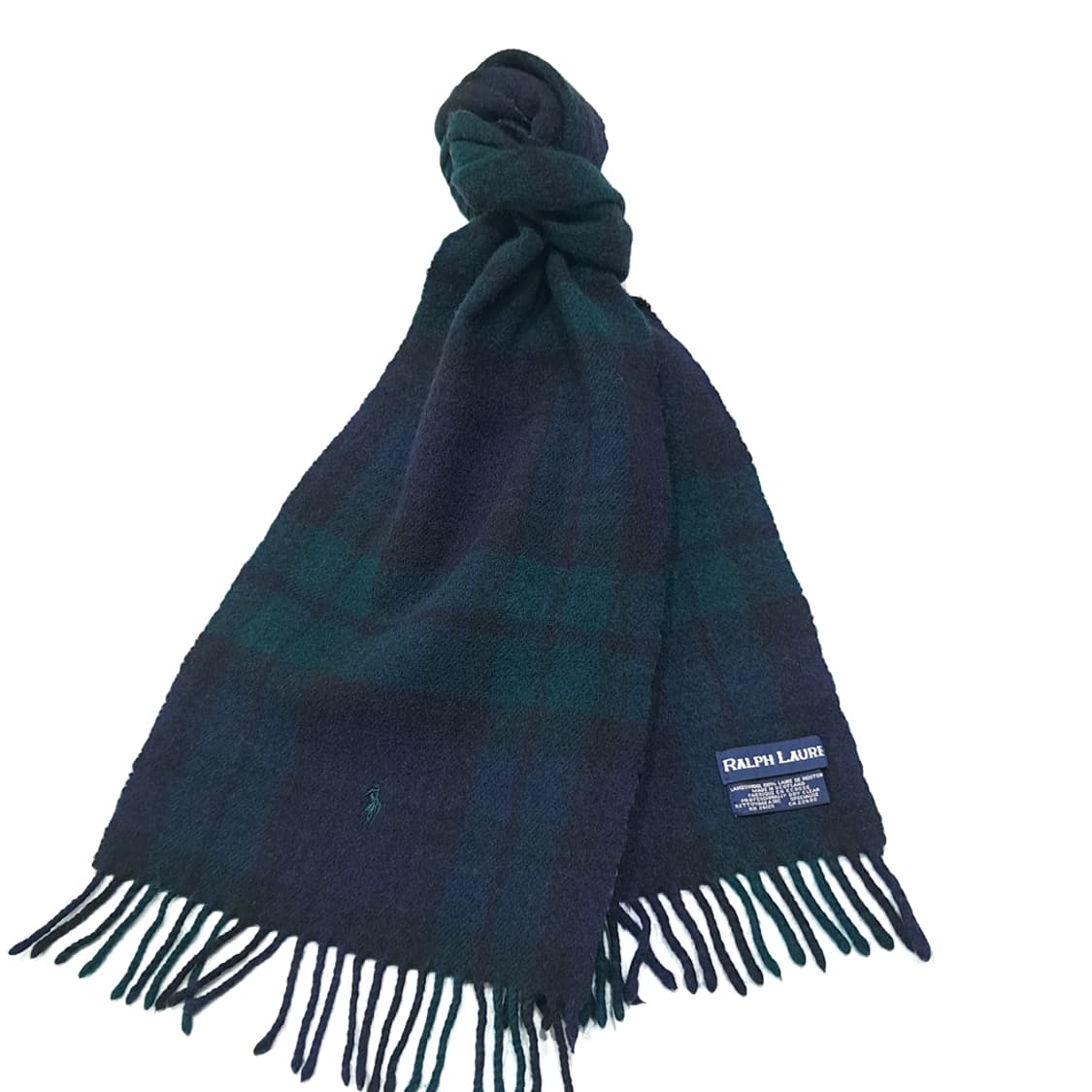 MX427 랄프로렌 스코틀랜드판 램스울 100% 타탄 체크 머플러 상품이미지2