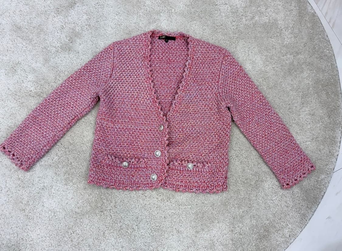 마쥬 크로셰 트위드 가디건 2사이즈 상품이미지6