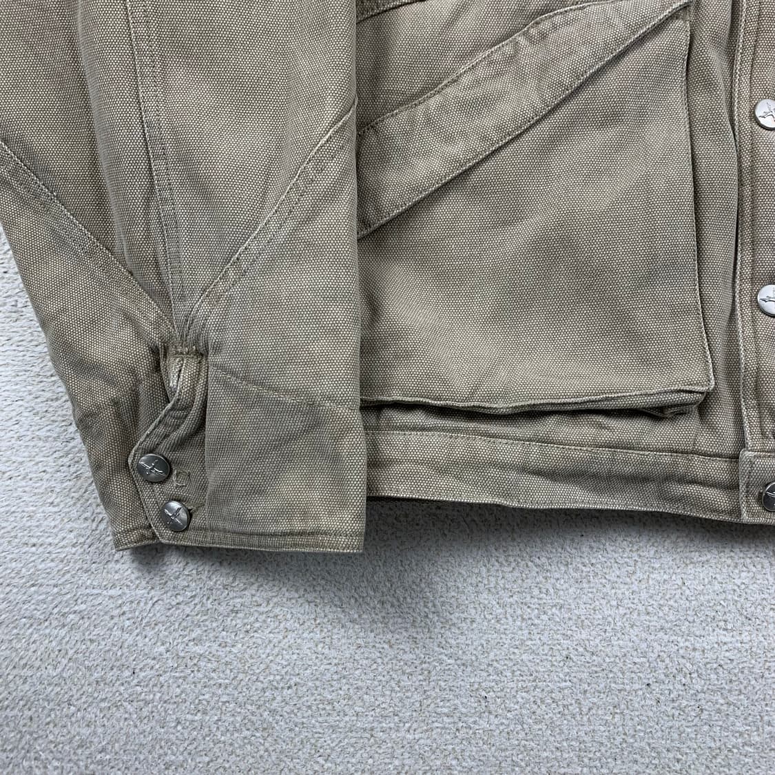 낫포너드 웨스턴 크롭 옥스포드 워크 자켓 베이지 상품이미지7