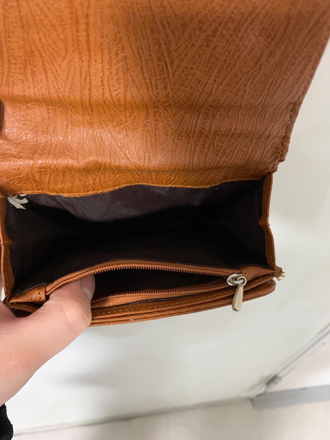 빈티지 가죽 지갑 크로스백 상품이미지5