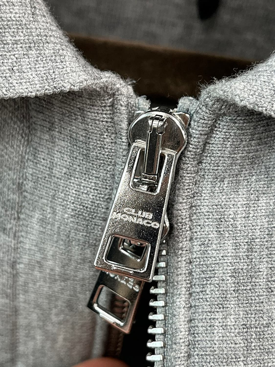 95-100) 클럽모나코 24ss 카라 니트집업  상품이미지4