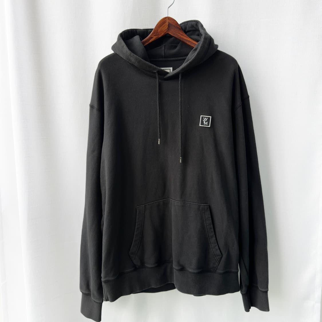 Wooyoungmi 우영미 백로고 후드티 블랙 52 상품이미지2