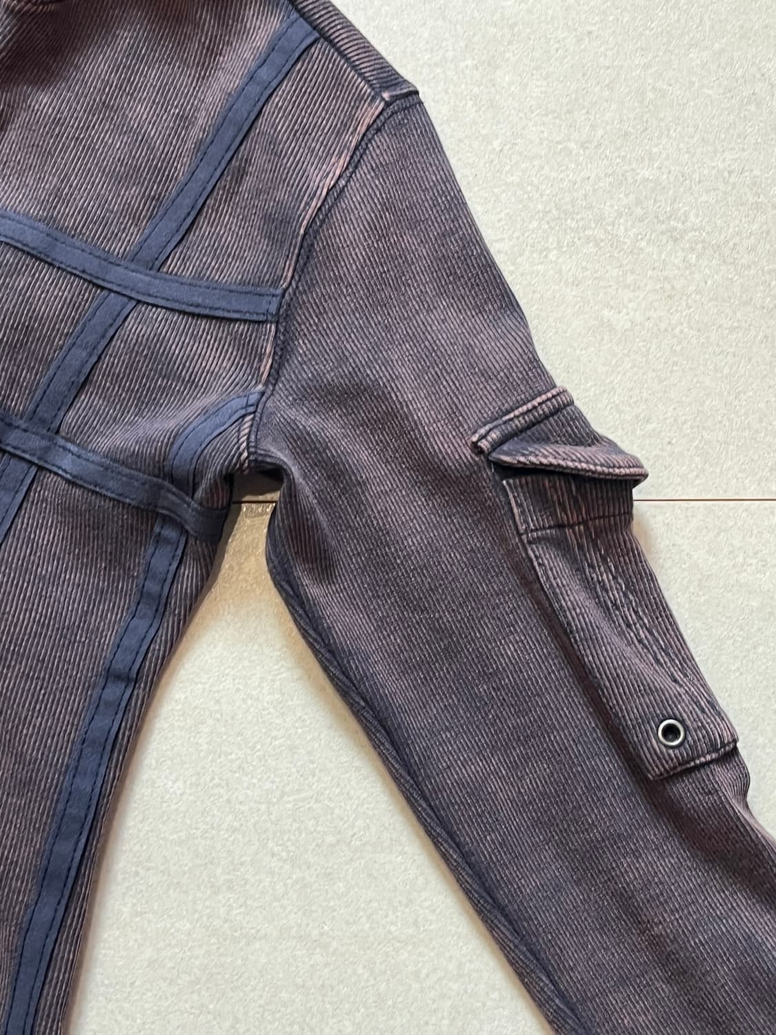 스컬프터 워시드 본디지 후디 / 워시드네이비 M 상품이미지3