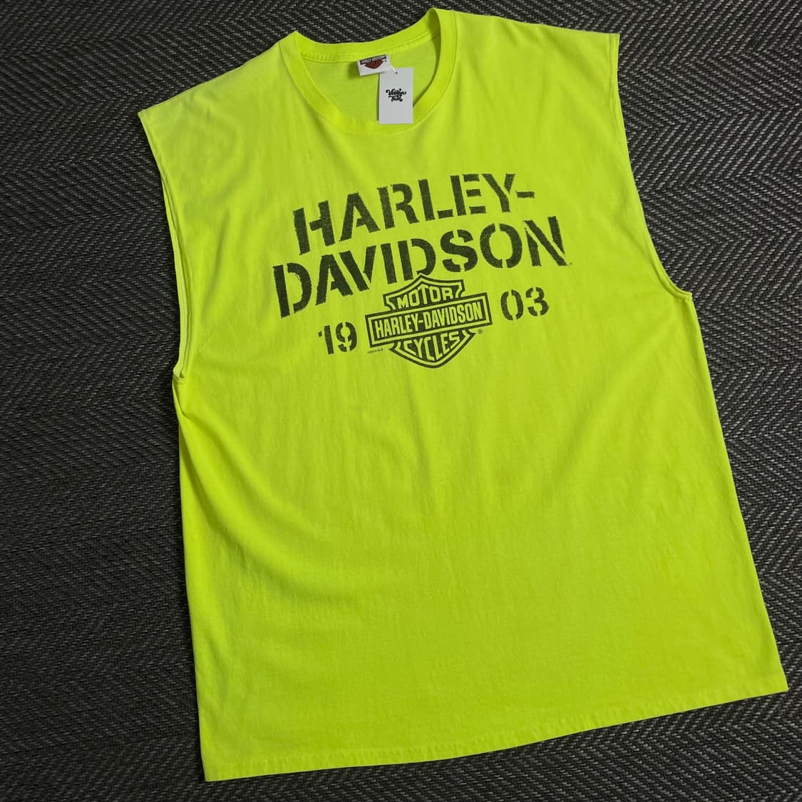 할리데이비슨 빅로고 올드스쿨 박시핏 슬리브리스y 3554 상품이미지1