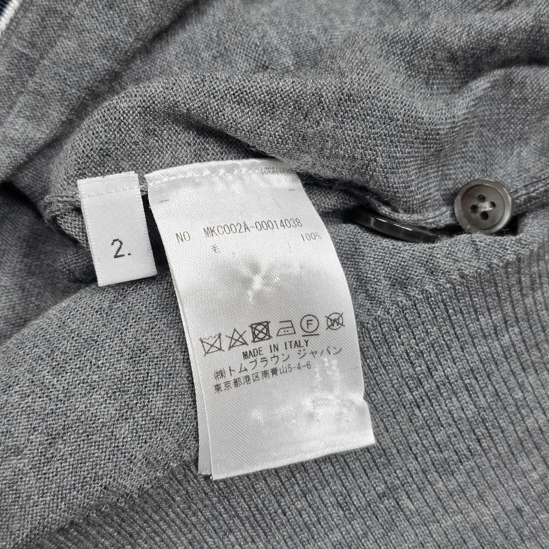 톰브라운 4바 메리노울 가디건 상품이미지8