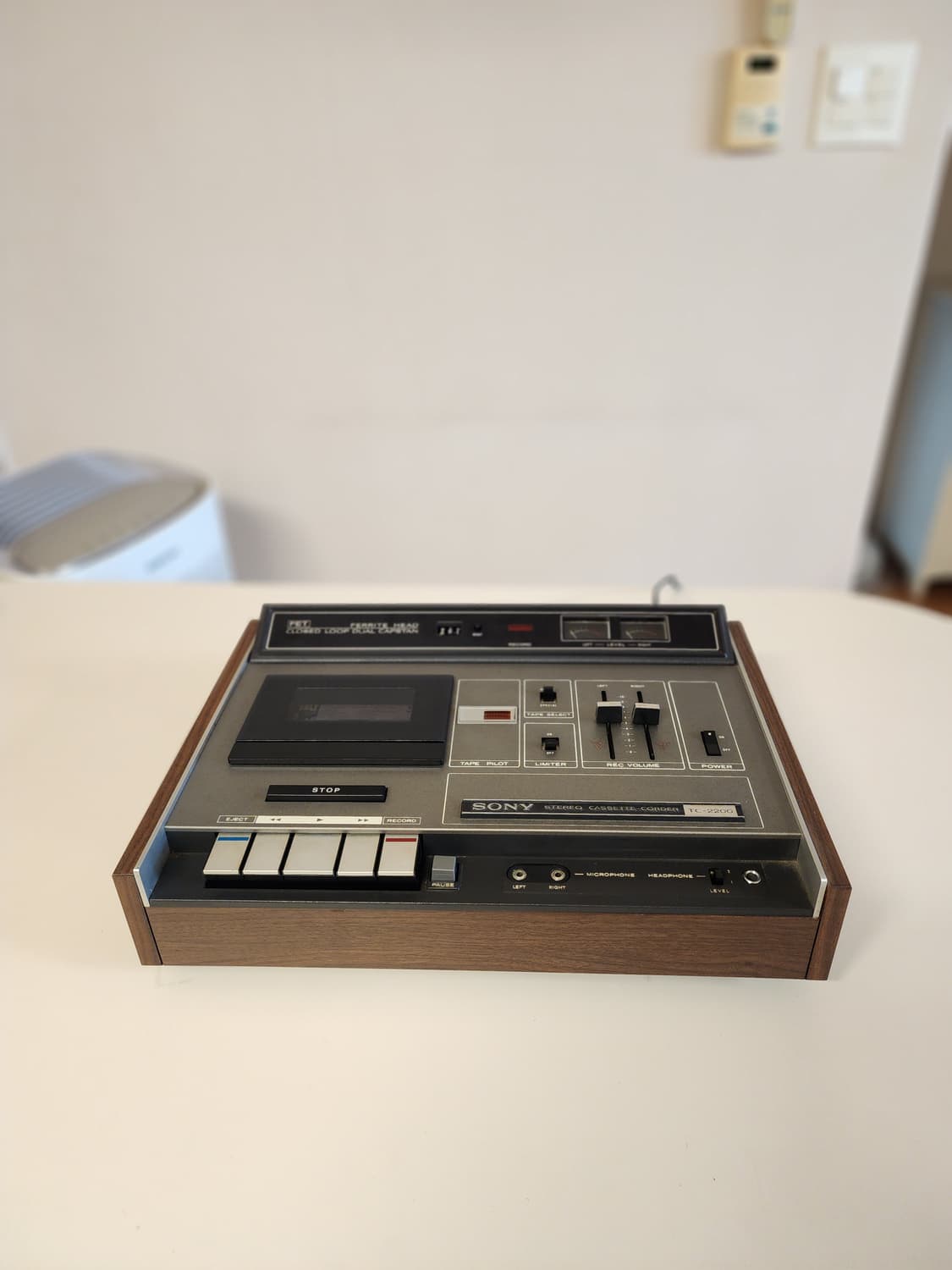 빈티지 소니 스테레오 카세트 데크 TC-2200 상품이미지7