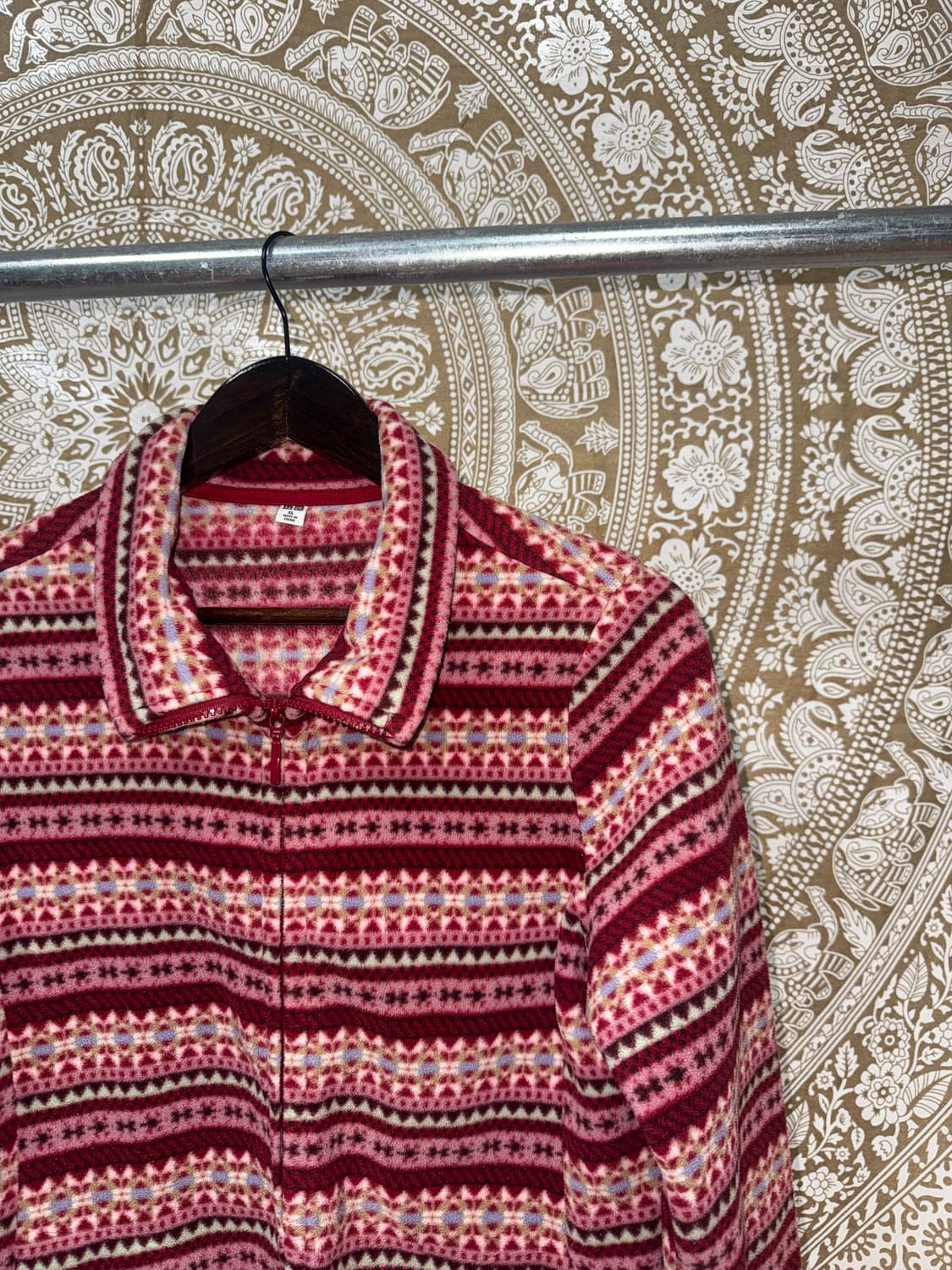 유니클로 핑크 에스닉 후리스  상품이미지4