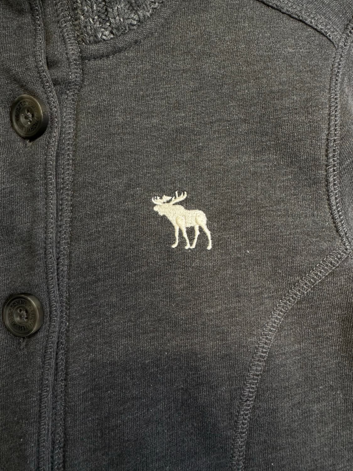 아베크롬비 여성 터틀넥 면자켓 M 상품이미지2