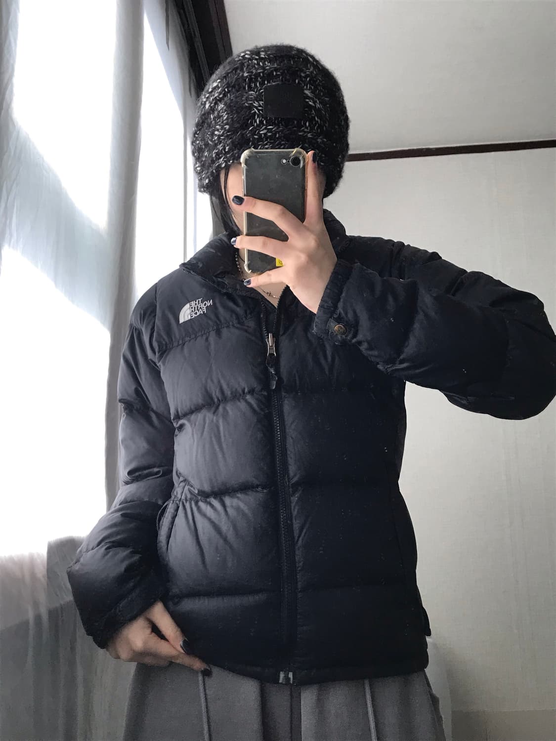 노페 블랙 패딩 상품이미지2