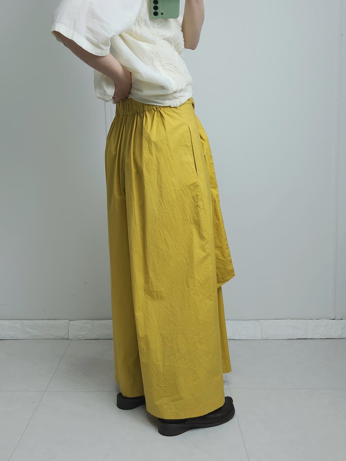 와이드 핀턱 팬츠 상품이미지4