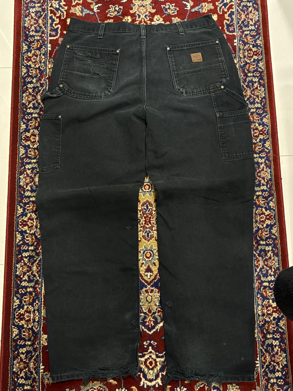 칼하트 더블니 블랙 B136 BLK 상품이미지2