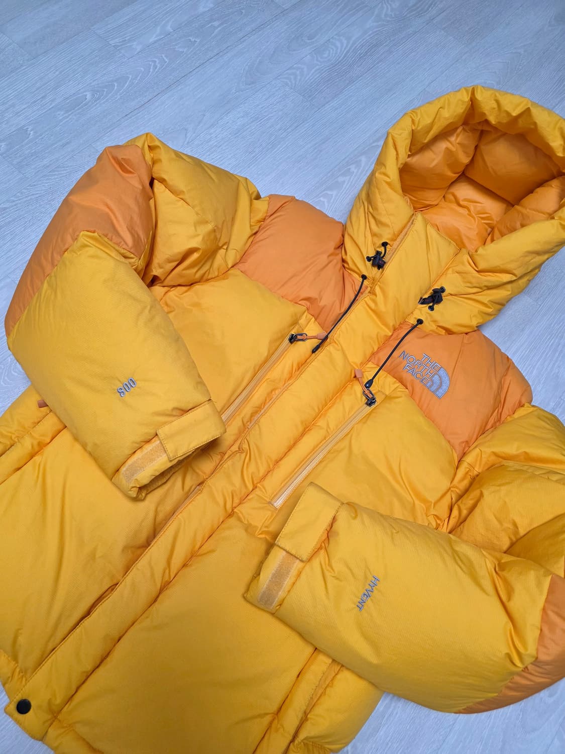 노스페이스 패딩 옐로우 100(L) 상품이미지2