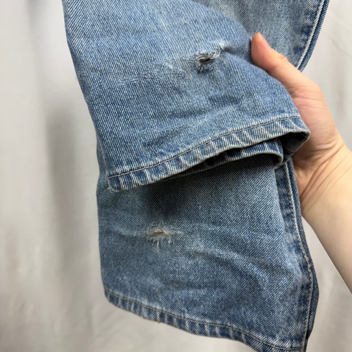 (F) 랭글러 연청 데님 팬츠 상품이미지8