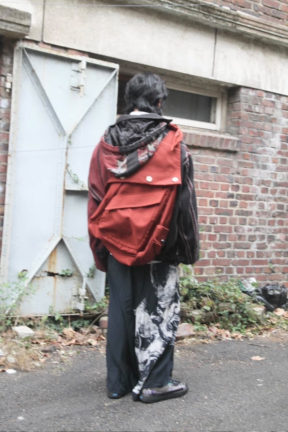 라프시몬스 18FW 이스트팩 단추 슬링백 상품이미지2