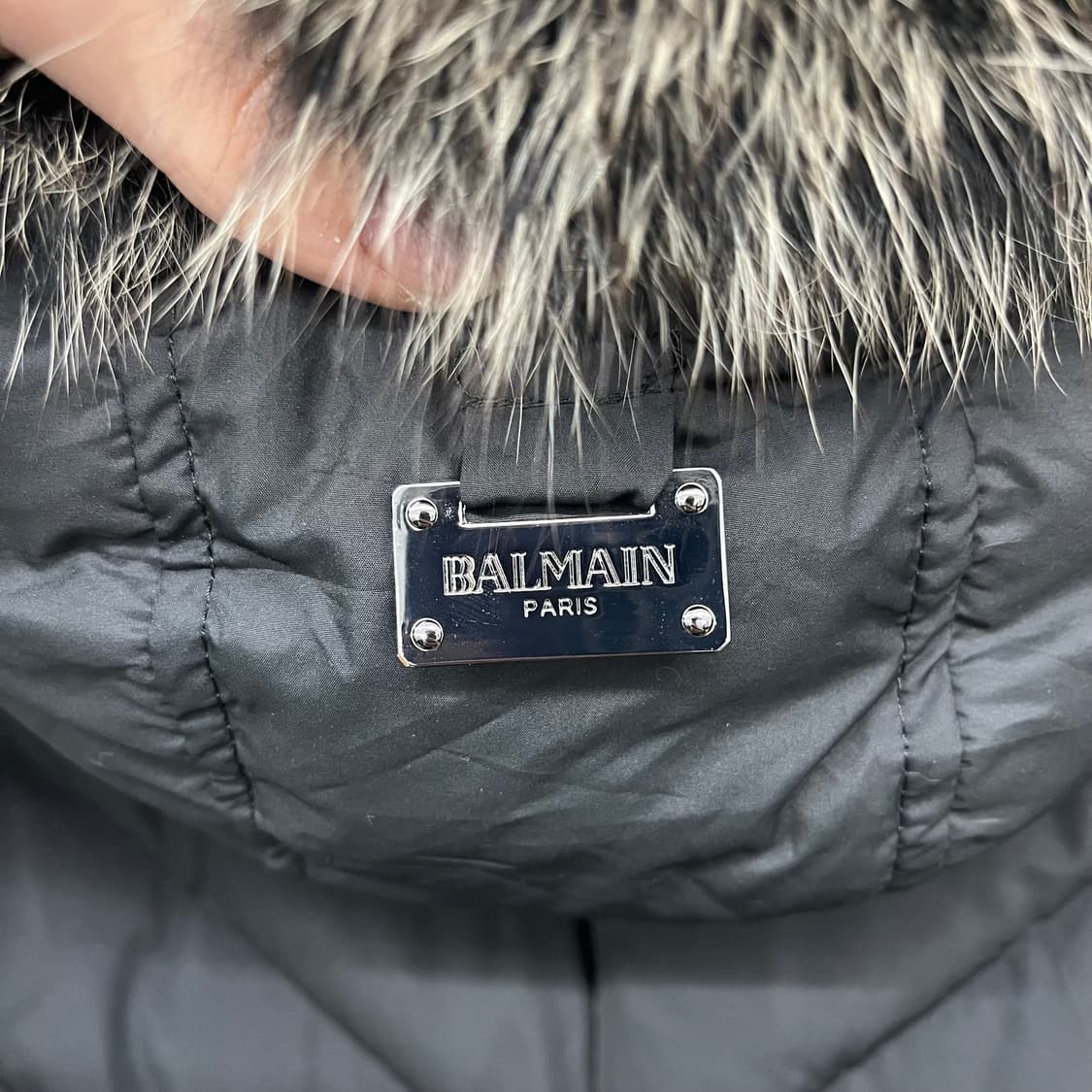 발망 블랙 롱 패딩 점퍼 여성L 상품이미지8