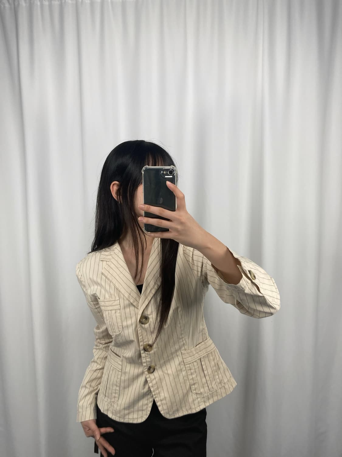 막스마라 위켄드 스트라이프 자켓 상품이미지1