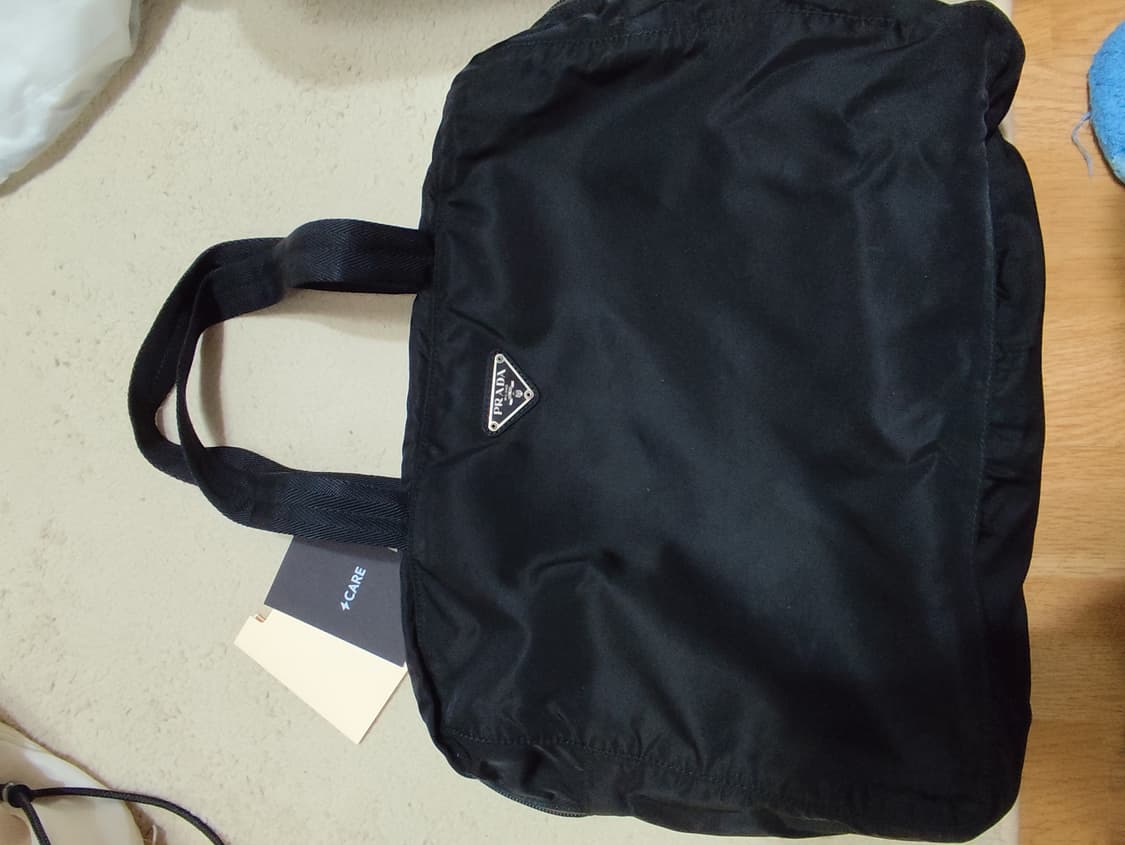 프라다 블랙 토트백 숄더 노트북 가방 상품이미지1