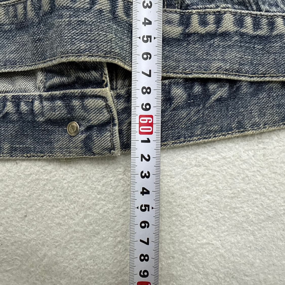 실측확인 빈티지 웨스턴 데님 자켓 0518T 상품이미지6