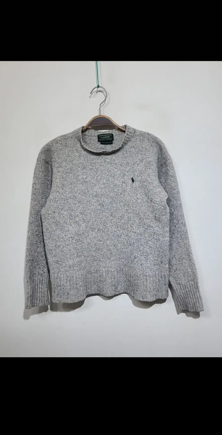 (M) 랄프로렌 폴로 니트 그레이 램스울 스웨터 캐주얼  상품이미지1