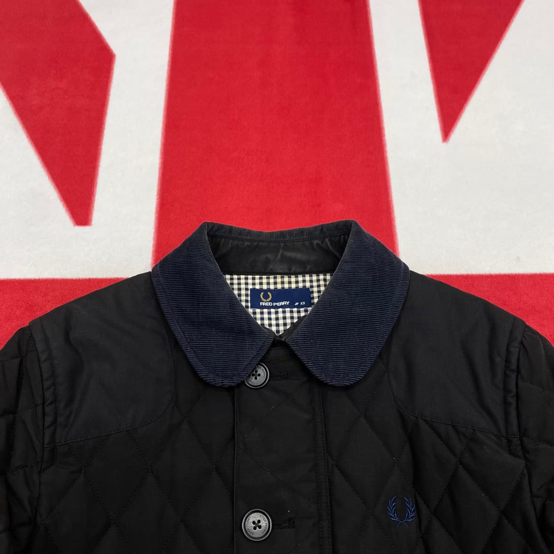 프레드페리 퀼팅자켓 XS 상품이미지3