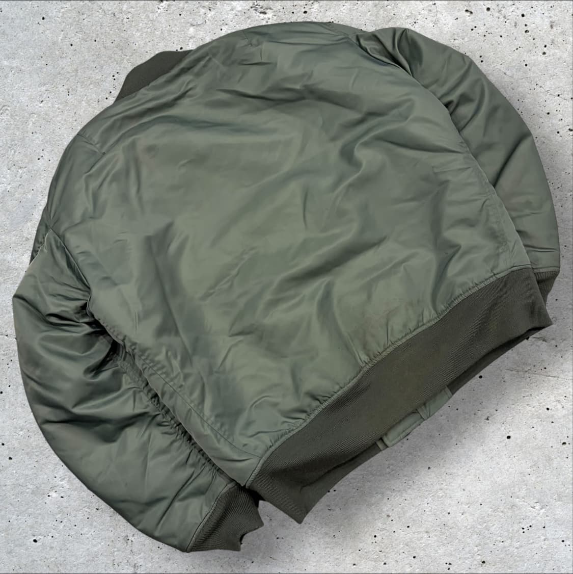 [3XL] 브론슨 USAF MA-1 항공 점퍼 카키 그린 C788 상품이미지2