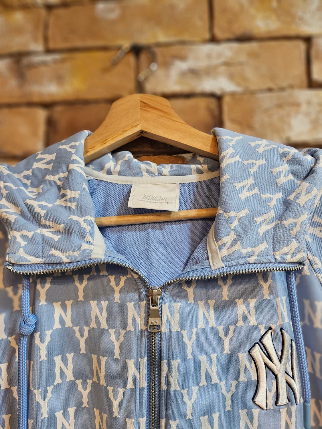 MLB NY 양키스 모노그램 후드집업 S(90) 상품이미지5