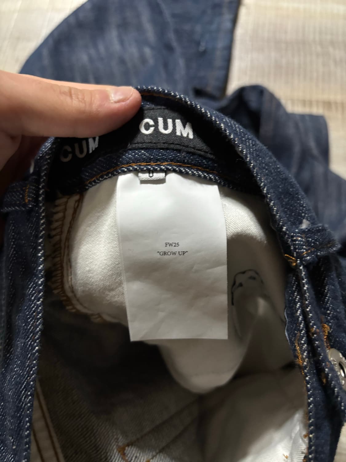 [0] 에드워드커밍 써클진 데님 팬츠 인디고 edward cuming 상품이미지4