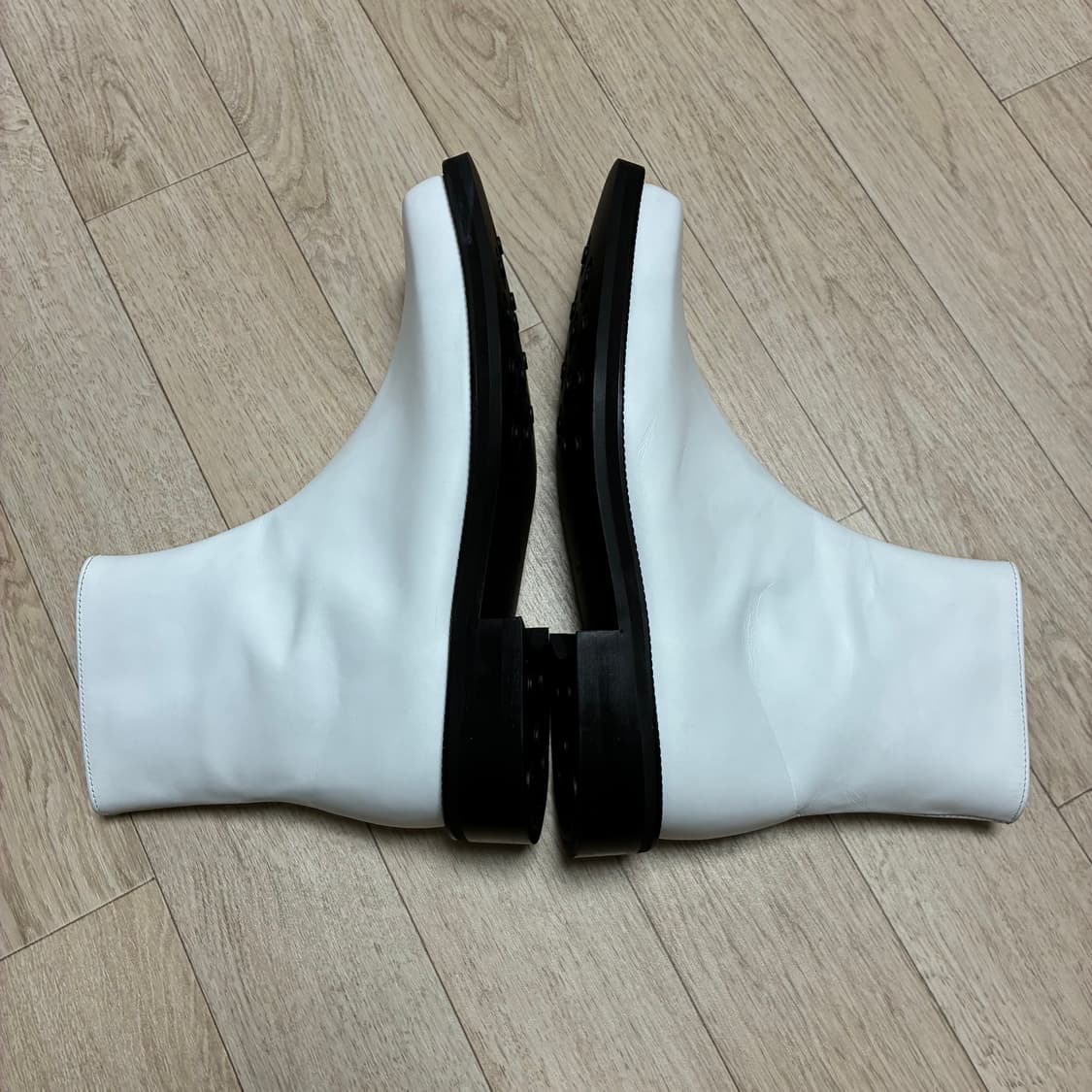 [새상품] 피렌체아뜨리에 중앙절개 와이드 스퀘어토 집업부츠 5705 상품이미지6