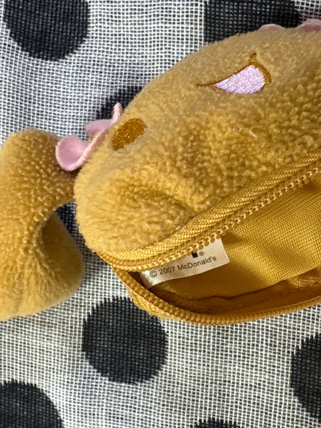 고전 2007 산리오 시나모롤 모카 동전 지갑 인형 키링 빈티지 상품이미지3