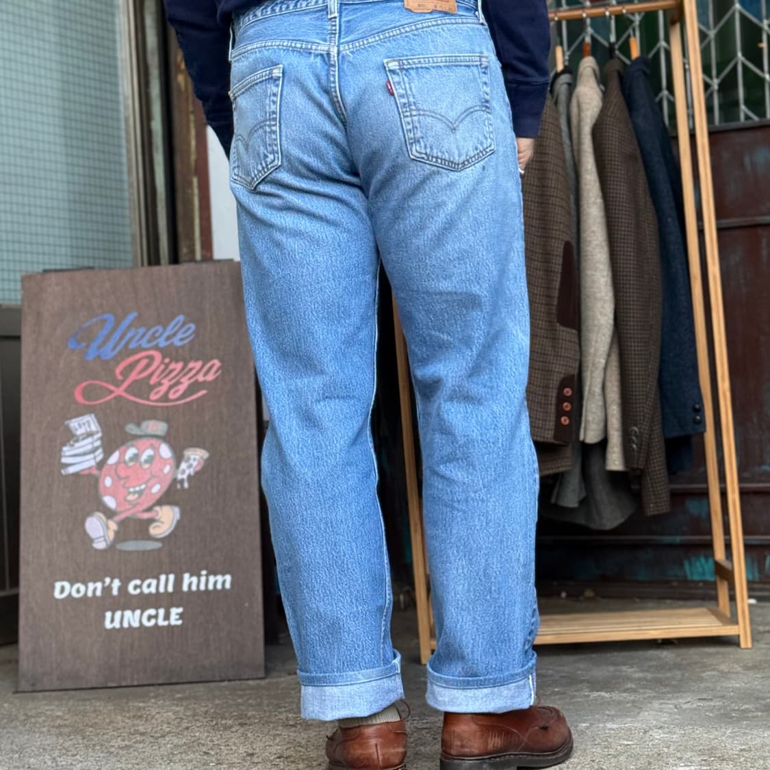 90‘s 리바이스 501 스트레이트 핏 데님 팬츠 36 상품이미지9