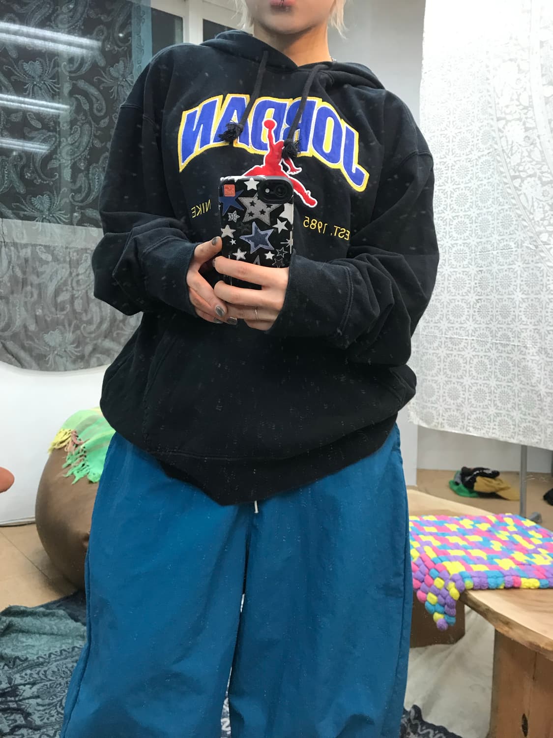 나이키 조던 점프맨 자수 후드티  상품이미지1