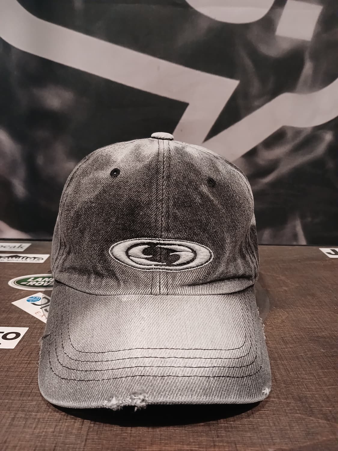 GRAILZ DENIM OVAL LOGO CAP 상품이미지2