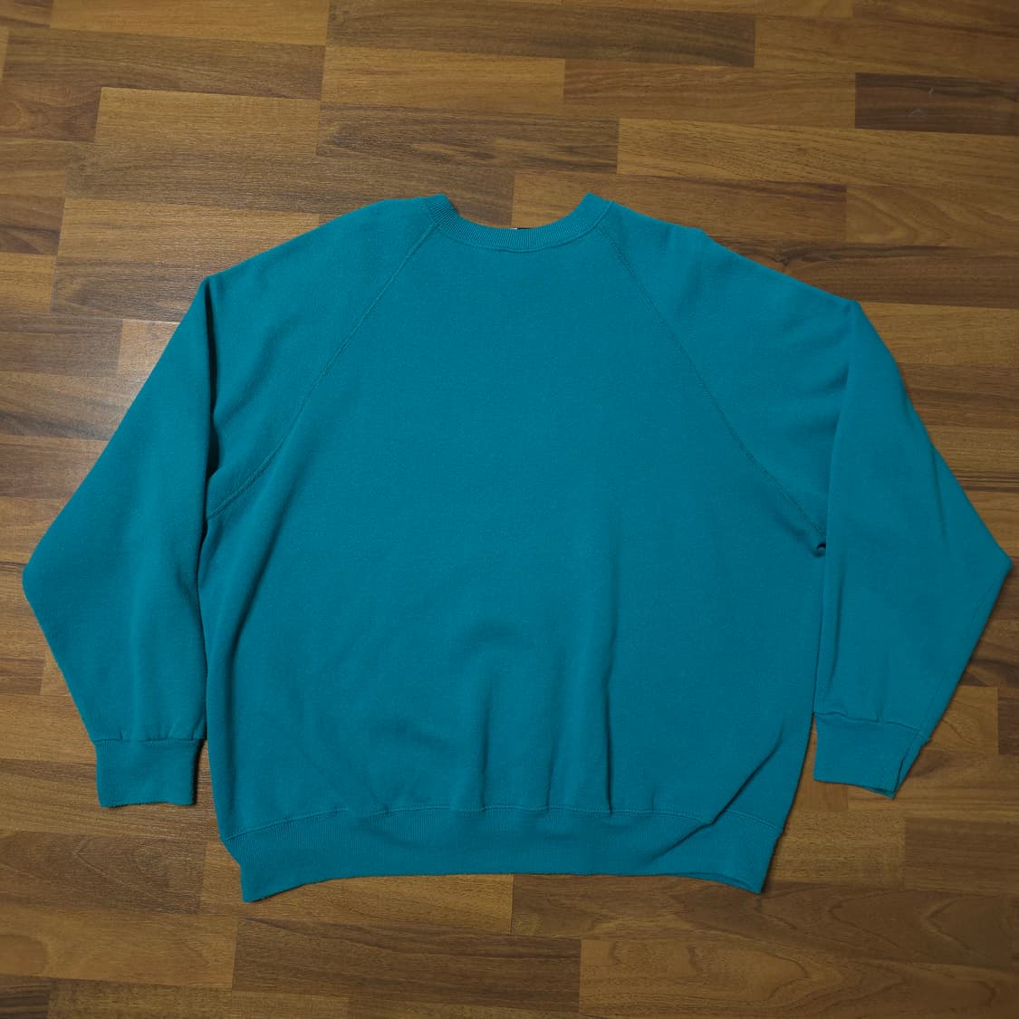[XL]90s Lee USA 빈티지 스웻셔츠 터키석 색상 상품이미지4