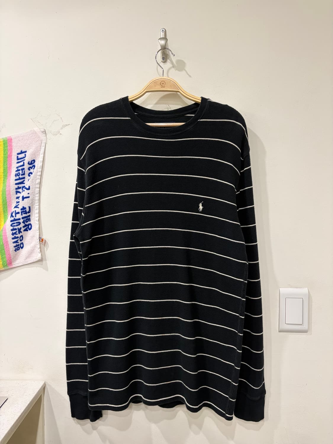 399. 폴로 롱슬리브 와플티 상품이미지1