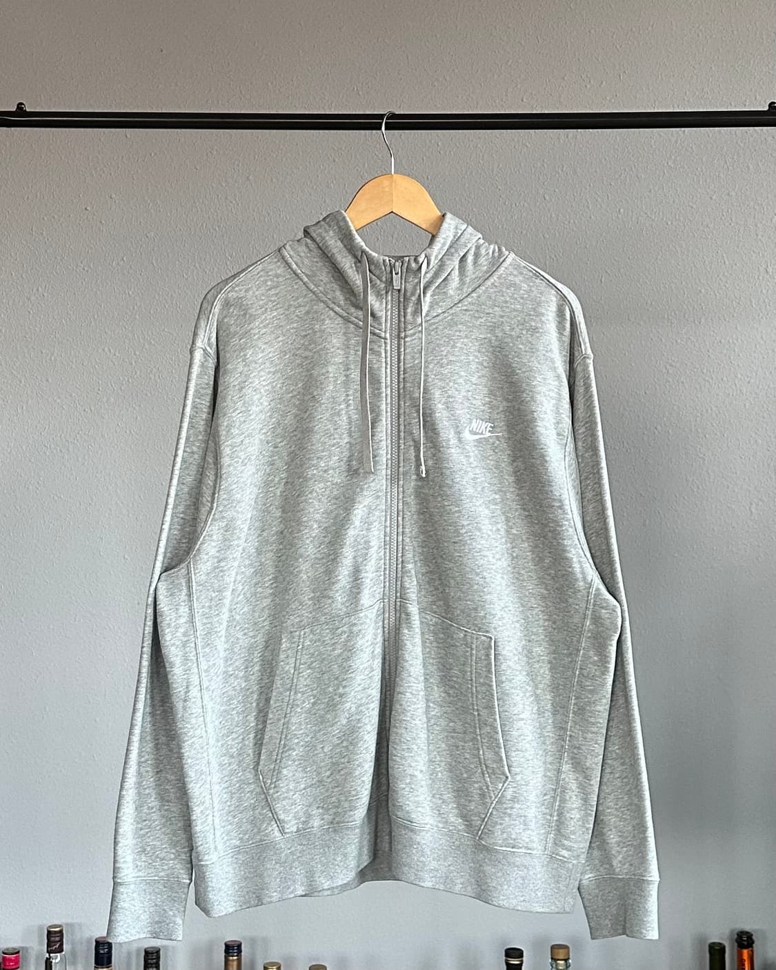 [XL]나이키 NIKE 그레이 후드집업 상품이미지1