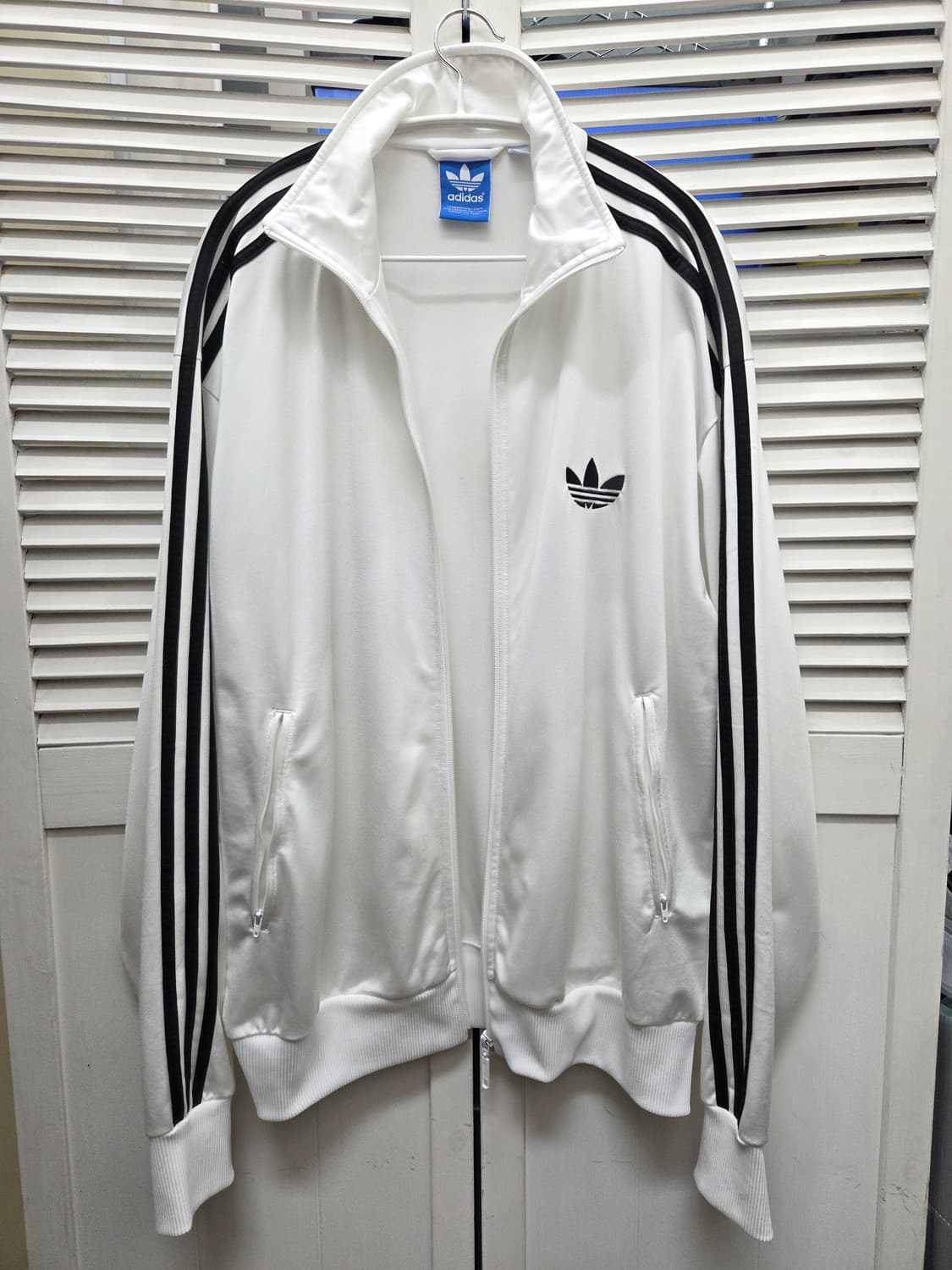 아디다스 구형 파이어버드 흰검 트랙탑 져지 상품이미지2