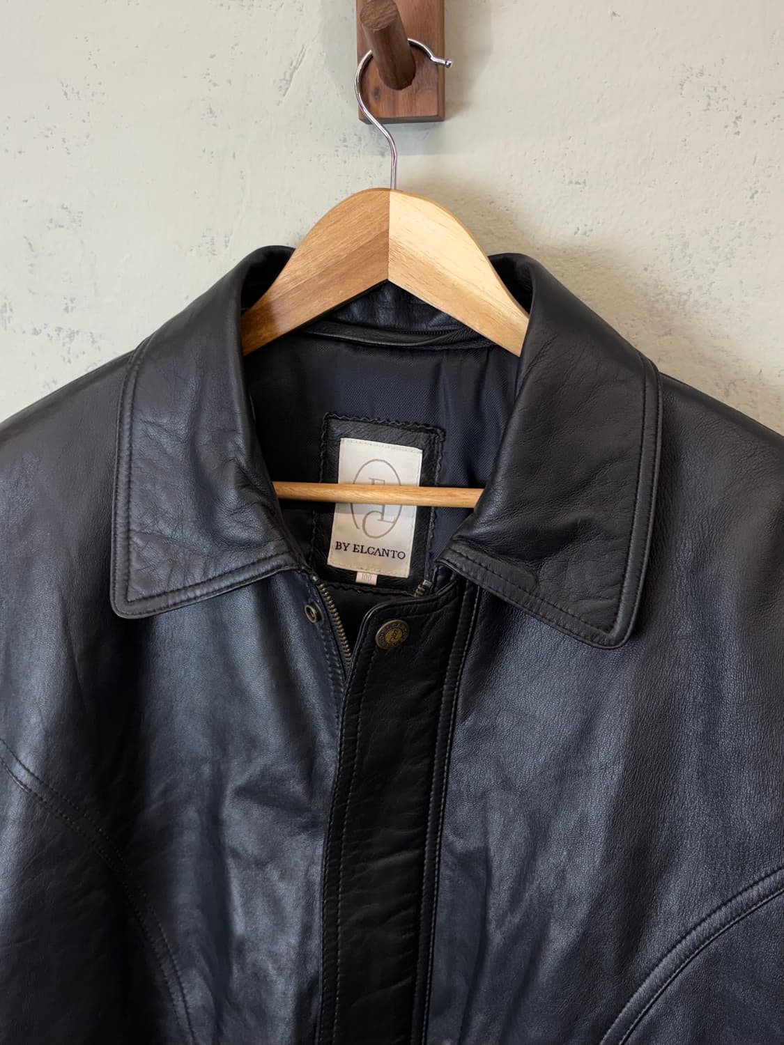 빈티지 리얼레더 봄버 자켓 상품이미지5