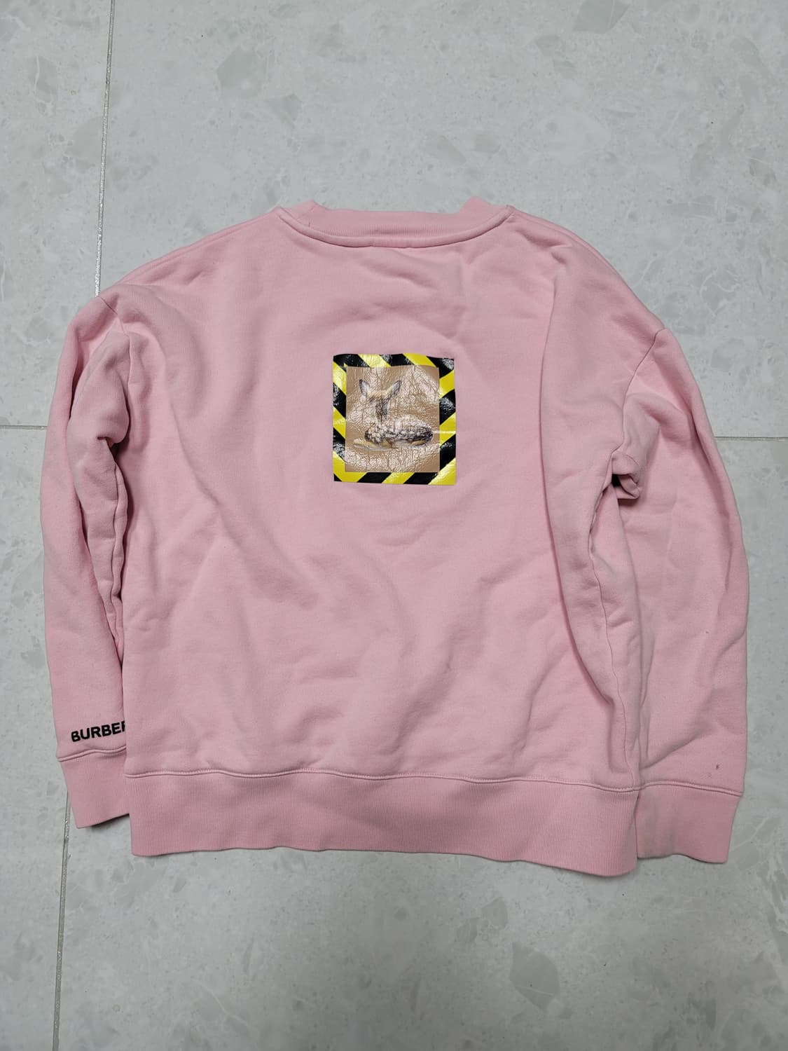 버버리 핑크 맨투맨 키즈140 정품

오른팔소매 약간의 오염 상품이미지2