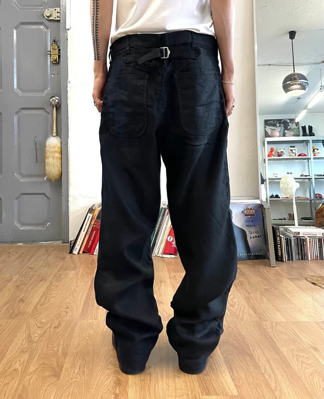 comme des garcons 꼼데 옴므 신치백 린넨 트라우저 상품이미지2