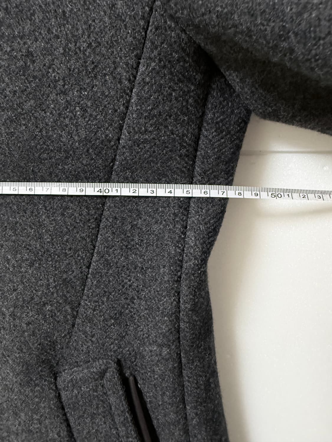 커스텀멜로우 더블 울코트 그레이 100 / 2회착용 상품이미지8