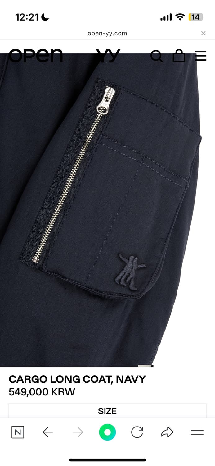 open yy 오픈와이와이 봄버 자켓 롱 코트 카고 코튼 상품이미지2