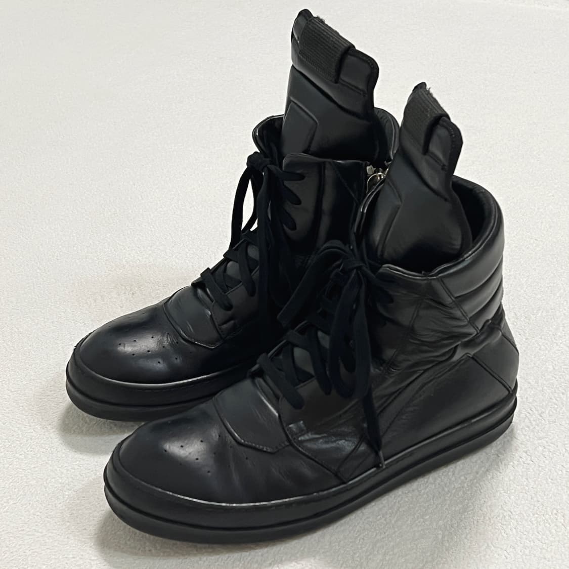 릭오웬스 13FW 지오바스켓 모노크롬 올검 트리플블랙 LPO 상품이미지1