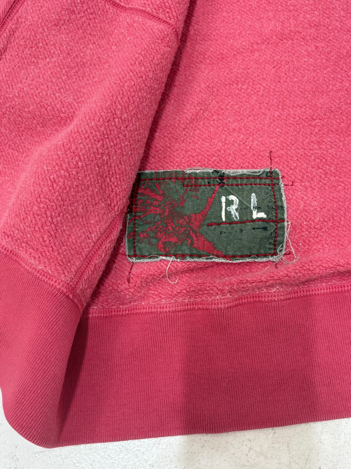 90's polo ralph lauren Fadded Pink Hood 상품이미지8