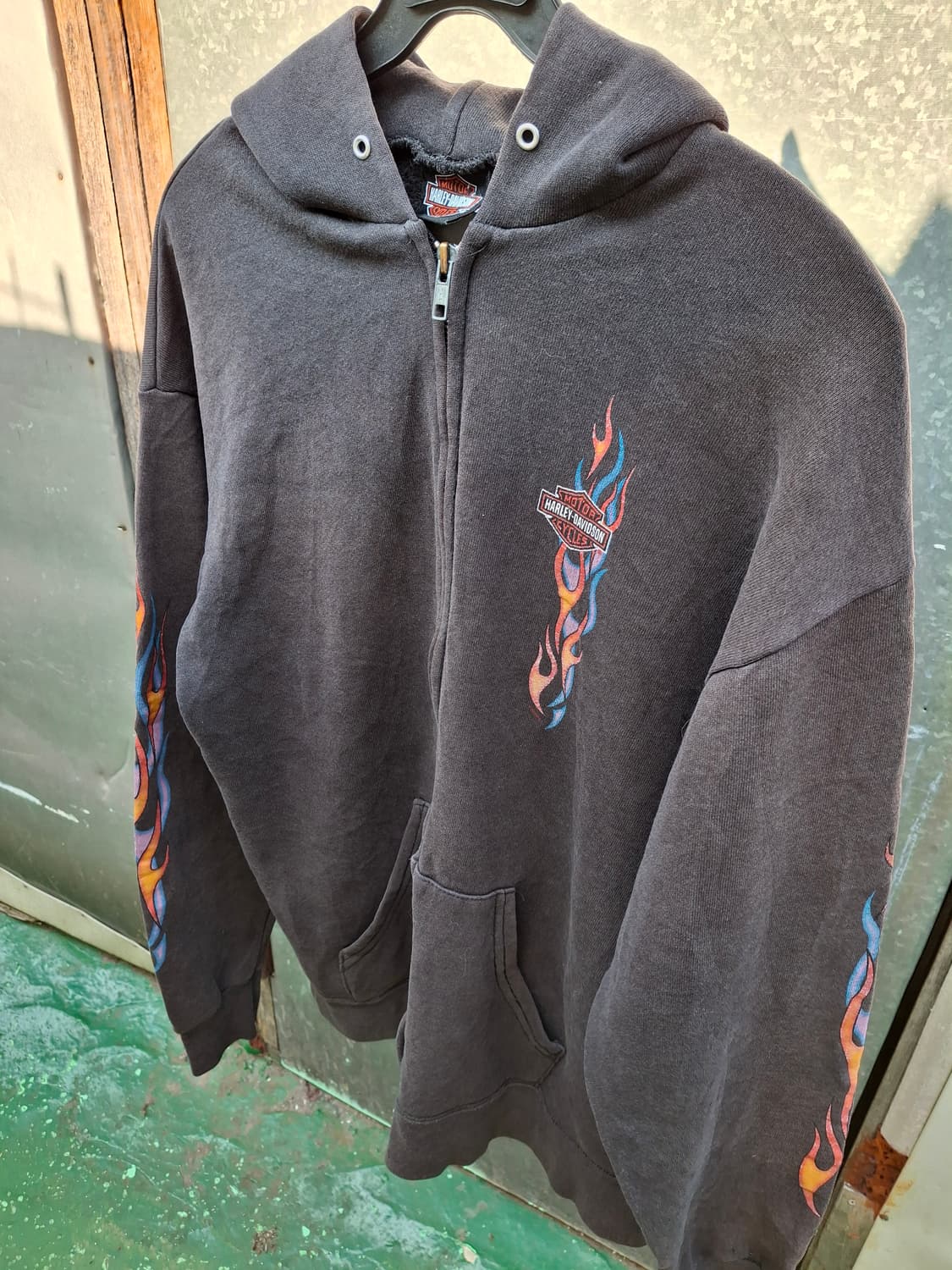 00s 마우이 할리데이비슨 플레임 후드집업 상품이미지3